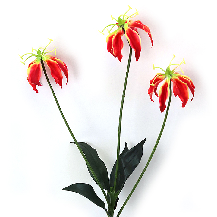 グロリオサ 造花 アーティフィシャル フラワー アート インテリア