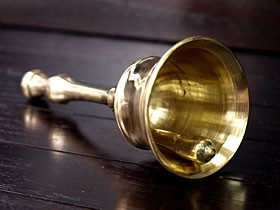 ヒーリングベルS   真鍮製 呼び鈴 バリ島 ハンドベル エステ スパ用品 店舗 サロン ホテル バリ雑貨 バリ風 インテリア |  | 03