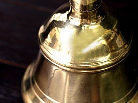 ヒーリングベルS   真鍮製 呼び鈴 バリ島 ハンドベル エステ スパ用品 店舗 サロン ホテル バリ雑貨 バリ風 インテリア |  | 04