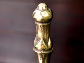 ヒーリングベルS   真鍮製 呼び鈴 バリ島 ハンドベル エステ スパ用品 店舗 サロン ホテル バリ雑貨 バリ風 インテリア |  | 05