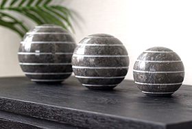 Marble Sphere (border design) 3set(2色展開) 高級感 インテリア