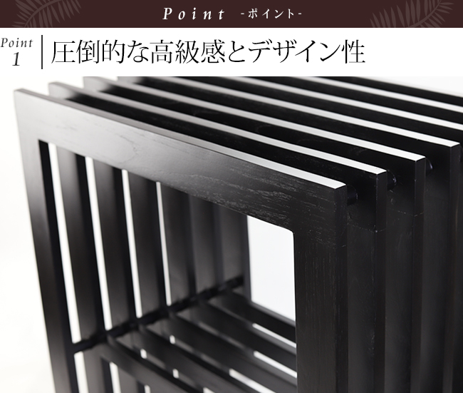 格子のLuggage stand(手荷物台)　荷物置き カバン置き スタンド 完成品 ホテル フロント エントランス 旅館 バリ家具 アジアン家具 |  | 05