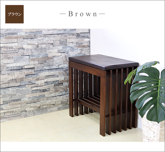 格子のLuggage stand(手荷物台)　荷物置き カバン置き スタンド 完成品 ホテル フロント エントランス 旅館 バリ家具 アジアン家具 |  | 16