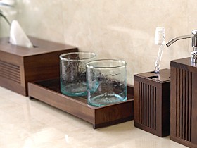 アメニティ―ケース　木製