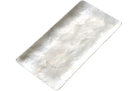 カピスシェル キャッシュトレイ(11×20cm) 高級感 アジアン雑貨 バリ おしゃれ 貝 鍵置き マルチトレイ サロン バリ風 メール便対応可 |  | 01