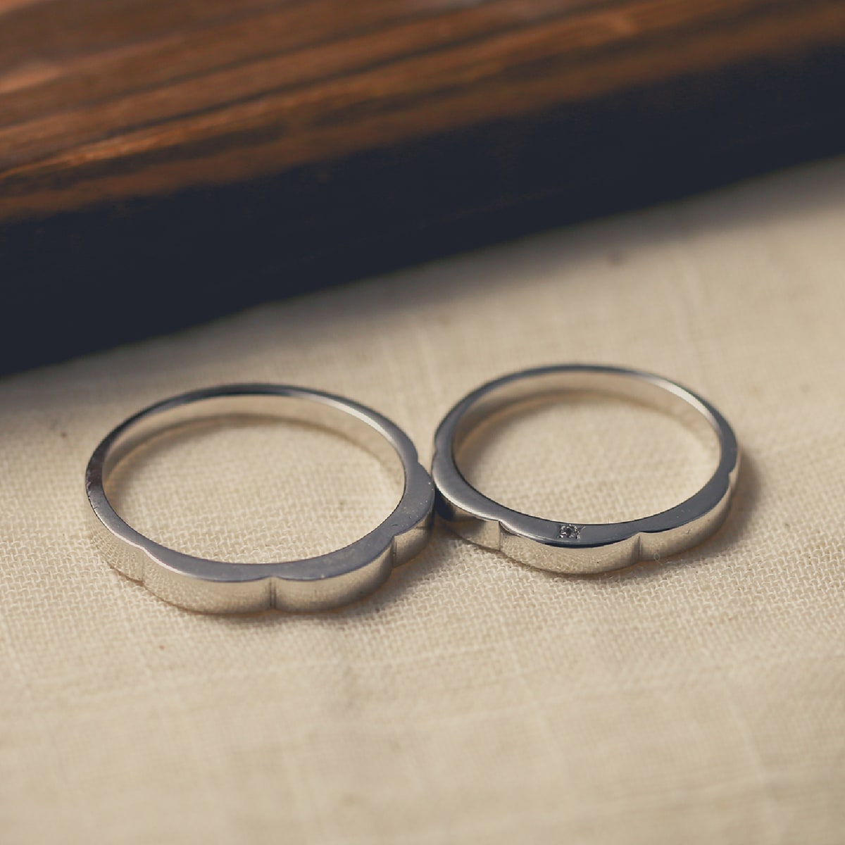 結婚指輪 マリッジリング 安い プラチナ900 ダイヤモンド 2本セット