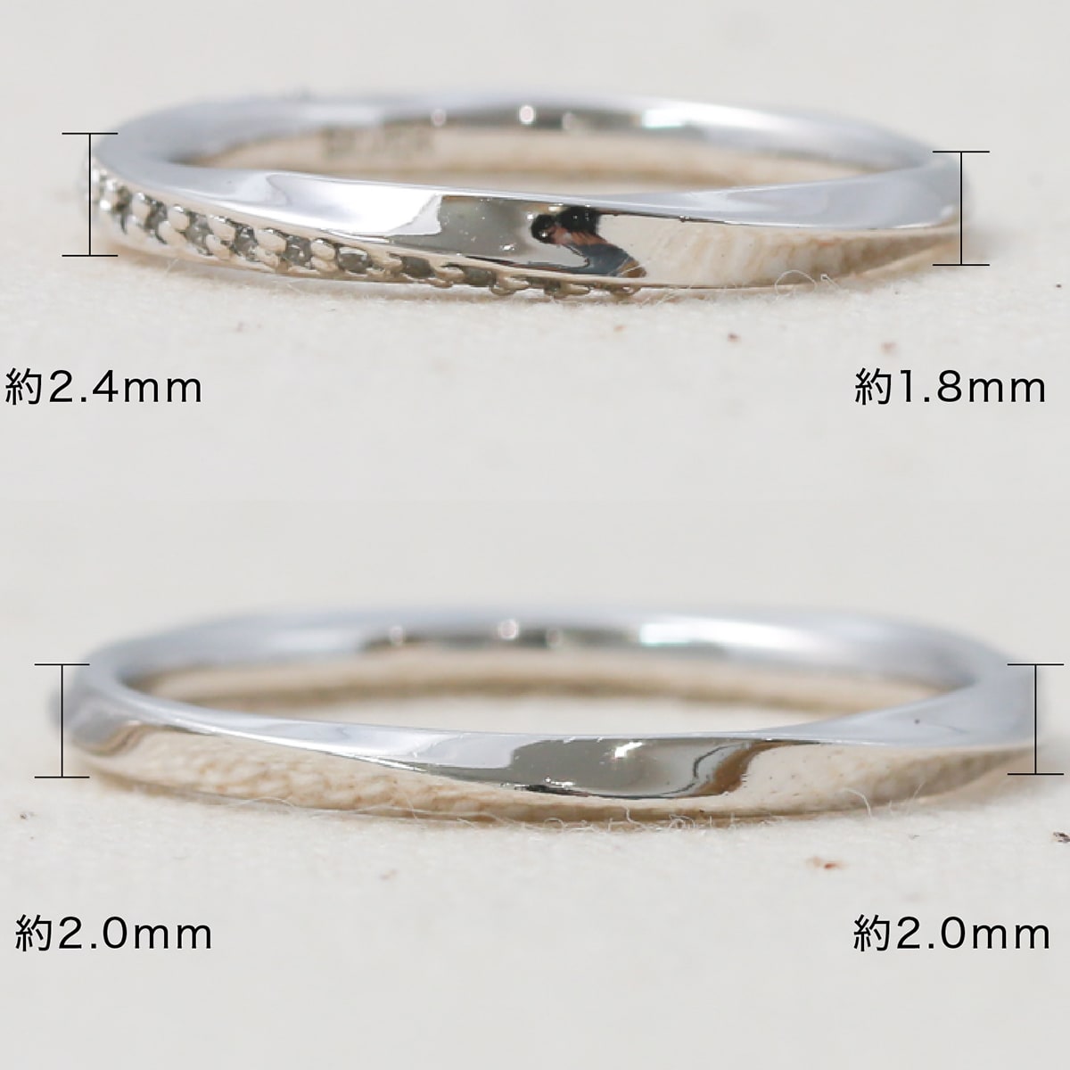 cococaru（ココカル） 結婚指輪 k10 安い マリッジリング イエロー 