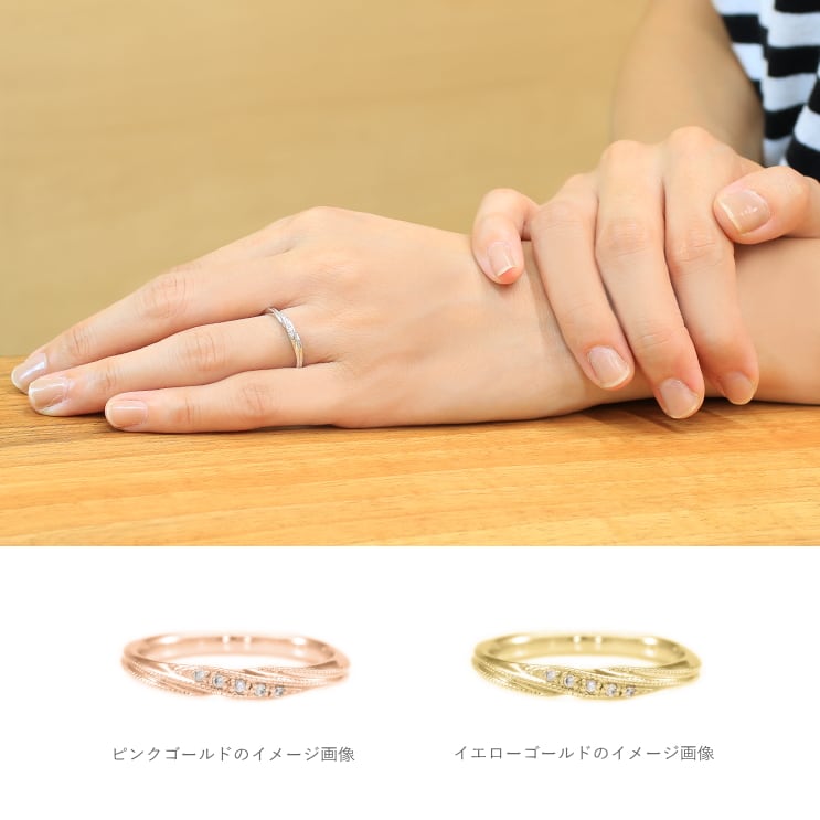 cococaru（ココカル） 指輪 レディース リング ダイヤモンド k10