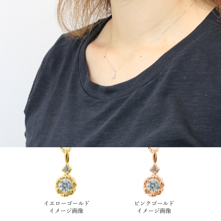 cococaru（ココカル） ネックレス18金 ダイヤモンド ネックレス k18