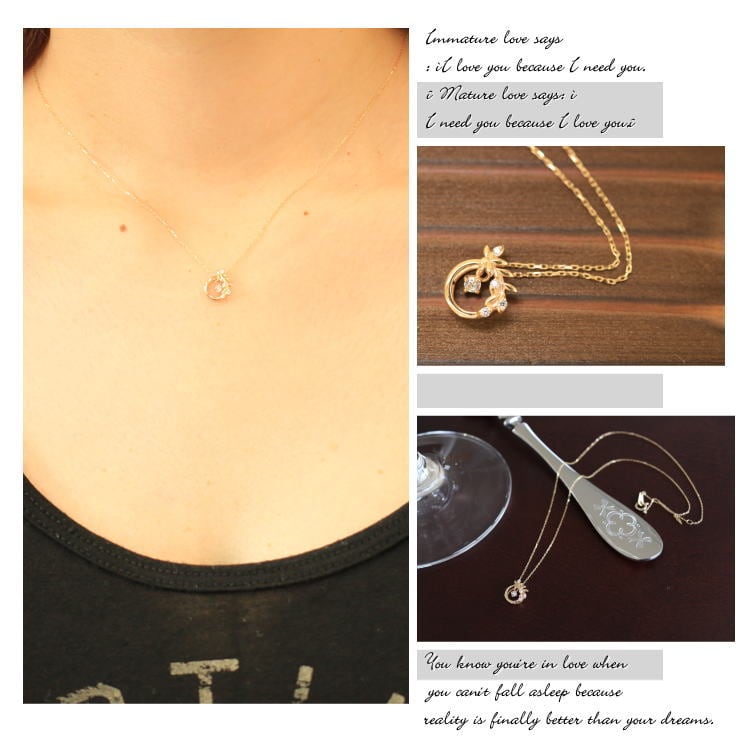 cococaru（ココカル） ネックレス18金 ダイヤモンド ネックレス k18