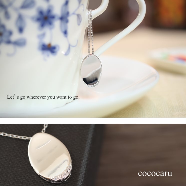 cococaru（ココカル） k18ネックレス ダイヤモンド ネックレス k18