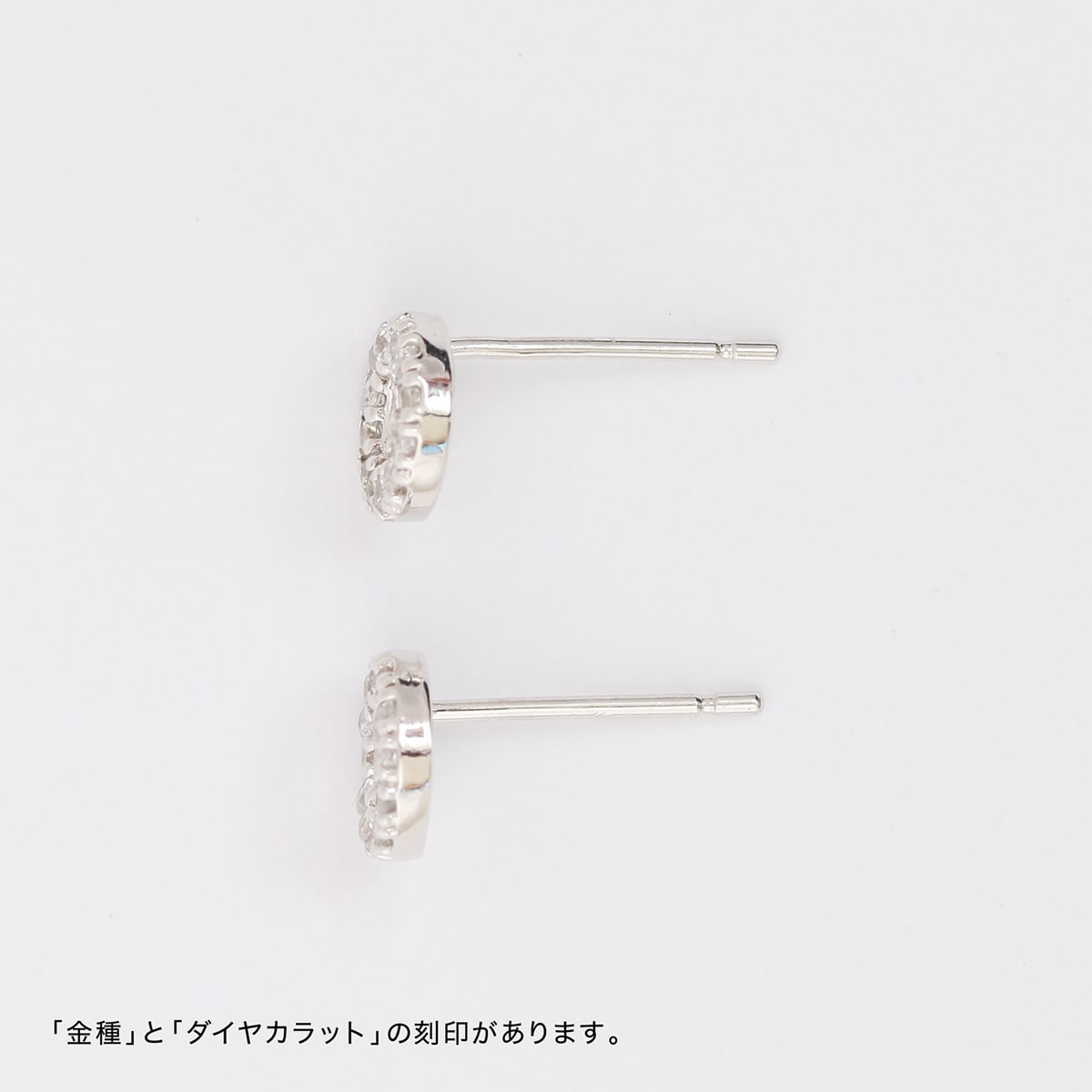 cococaru（ココカル） ピアス ダイヤモンド k10 イエローゴールド