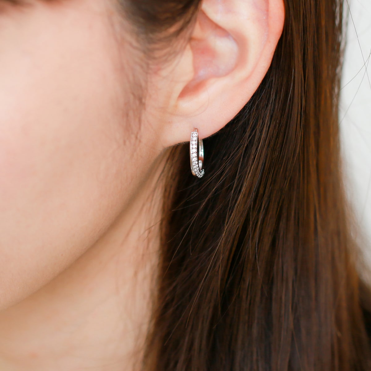 cococaru（ココカル） ピアス フープピアス ダイヤモンド k10 イエロー 