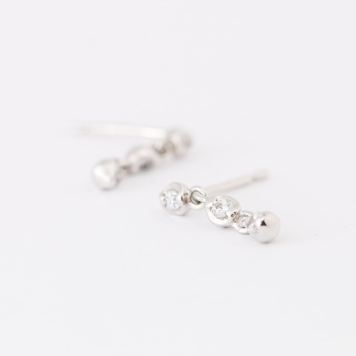 プラチナ900 ダイヤモンドスタッドピアス 0.26ct | gl19025-pt