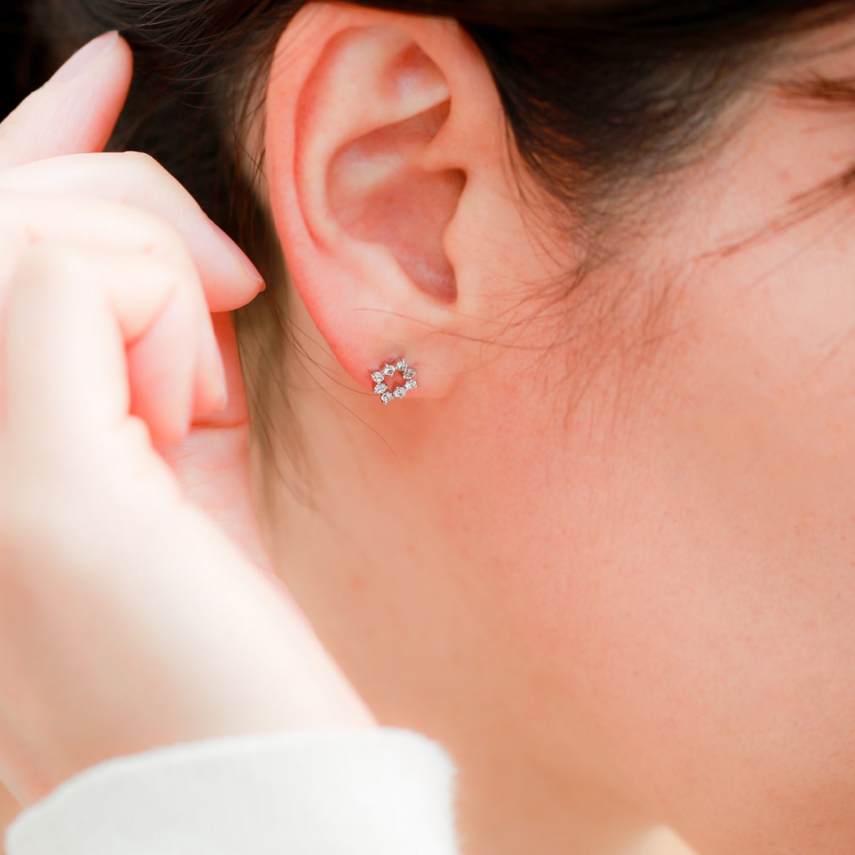 cococaru プラチナ ダイヤ ピアス プラチナ900 ダイヤモンドスタッドピアス 0.26ct | gl19025-pt