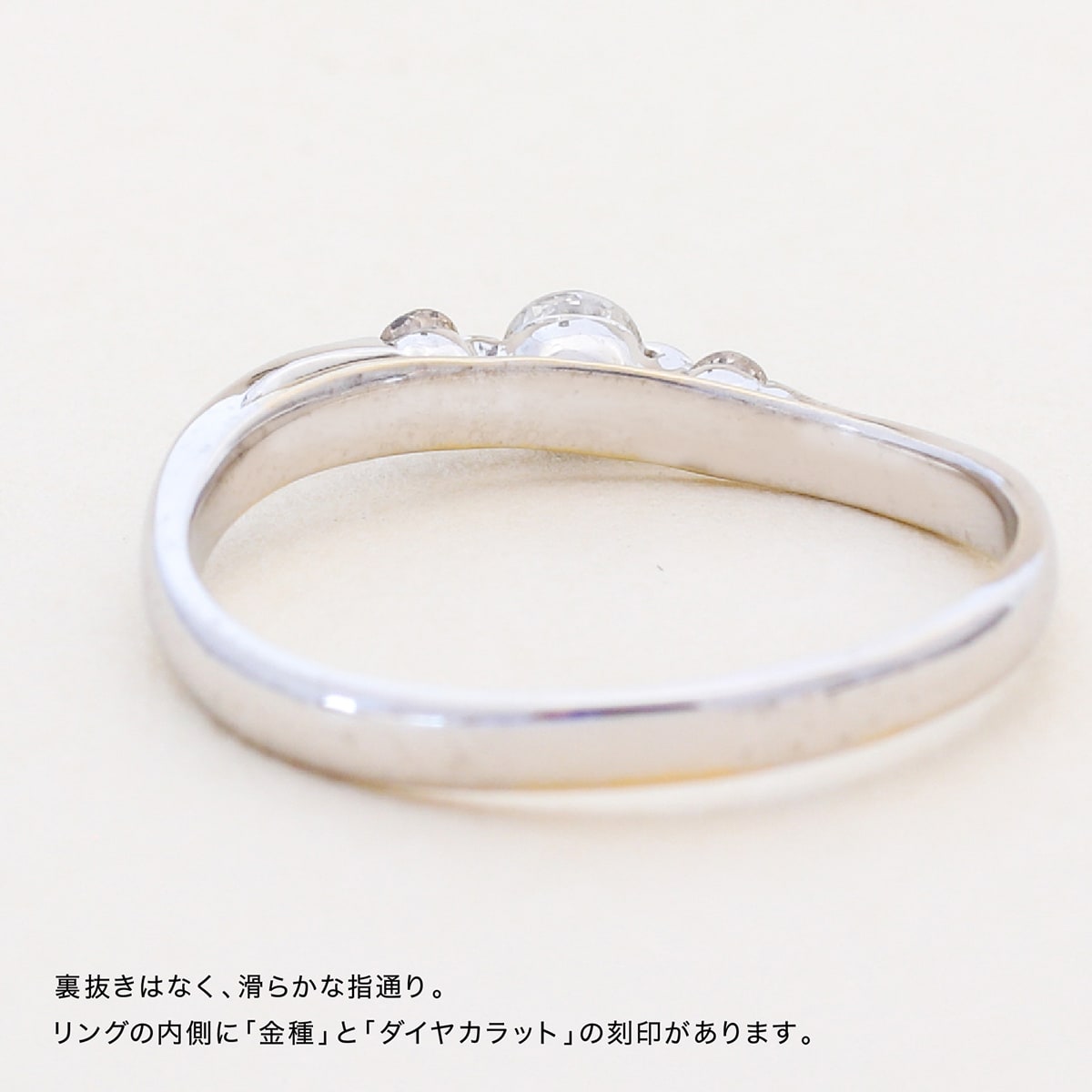 cococaru（ココカル） 指輪 ダイヤモンド リング レディース シンプル