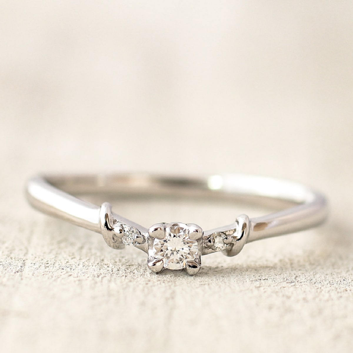 cococaru（ココカル） 指輪 ダイヤモンド リング レディース シンプル