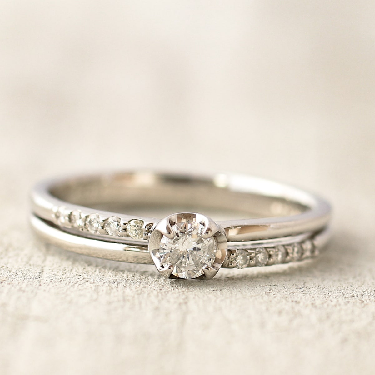 cococaru（ココカル） 指輪 ダイヤモンド リング レディース シンプル