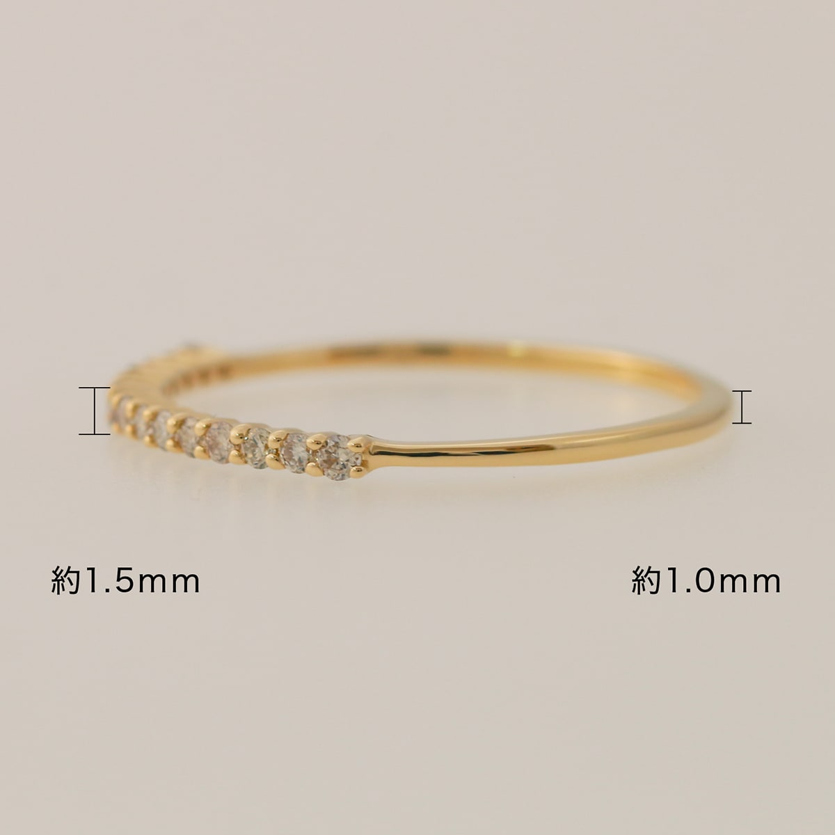 cococaru（ココカル） 指輪 エタニティ ダイヤモンド リング