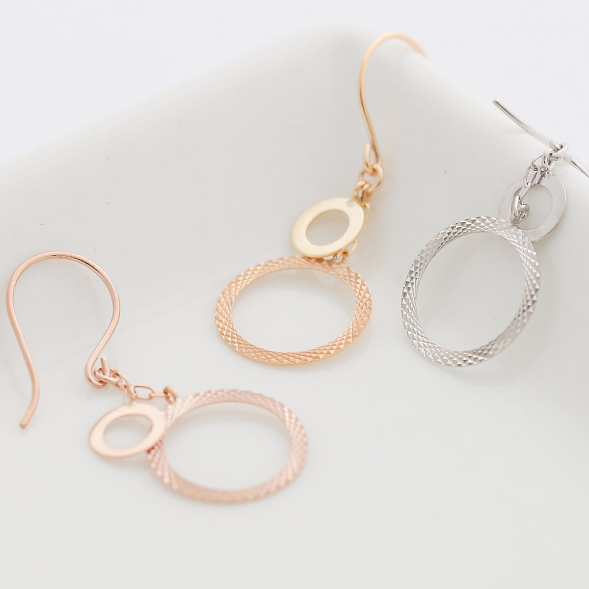 cococaru（ココカル） ピアス フックピアス k10 イエローゴールド