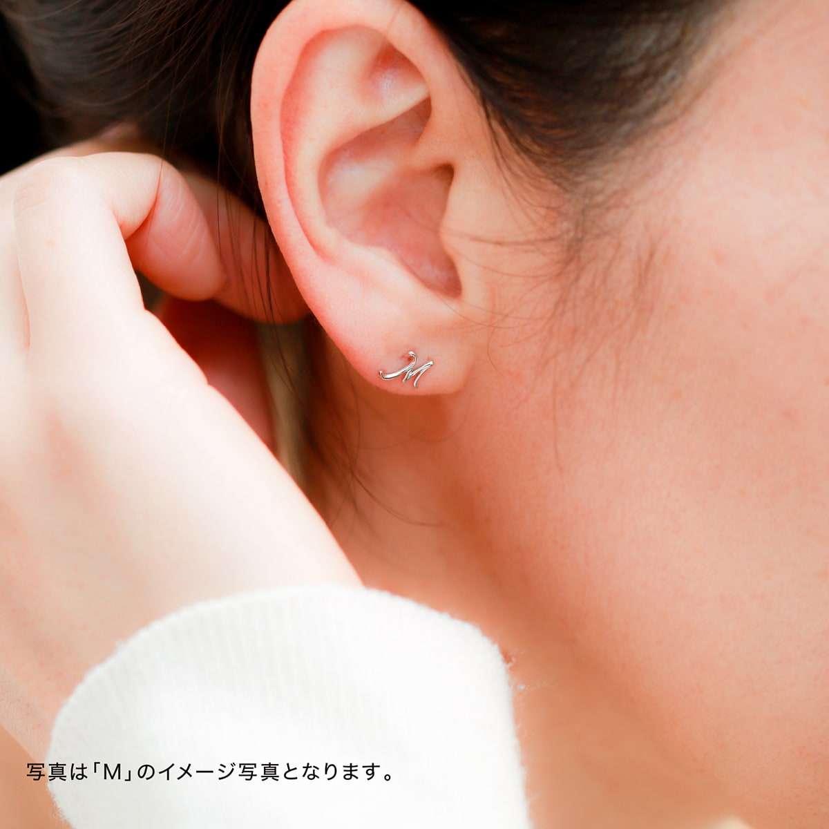 cococaru（ココカル） ピアス k10 イエローゴールド ホワイトゴールド 
