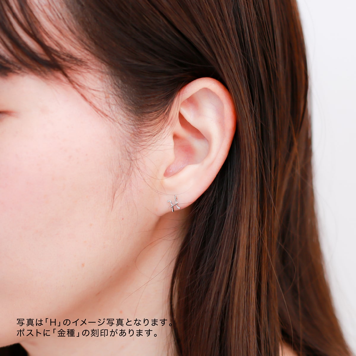 cococaru（ココカル） ピアス k10 イエローゴールド ホワイトゴールド 