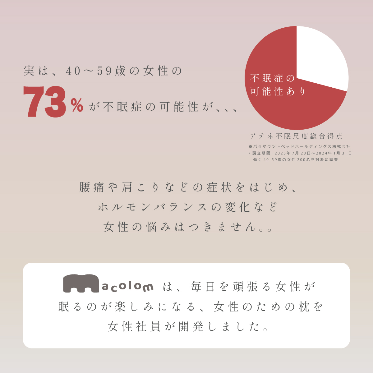 枕 まくら 寝返りがしやすい【macolom マコロン】腕肩の負担軽減