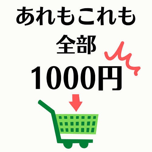 1000円ポッキリ