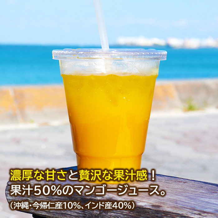 マンゴージュース 果汁50％ 500ml×6本 /沖縄お土産 ドリンク 北琉興産