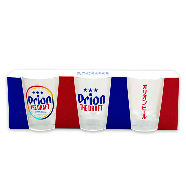 オリオン ショットグラス 3個入×3セット /オリオンビール ロゴ 沖縄お