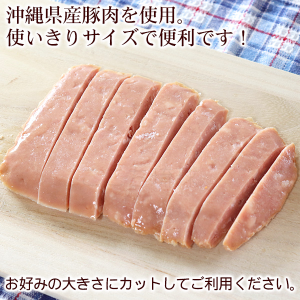 ぜながらカ】 ポークランチョンミート 140g×48個 /沖縄県産豚肉100