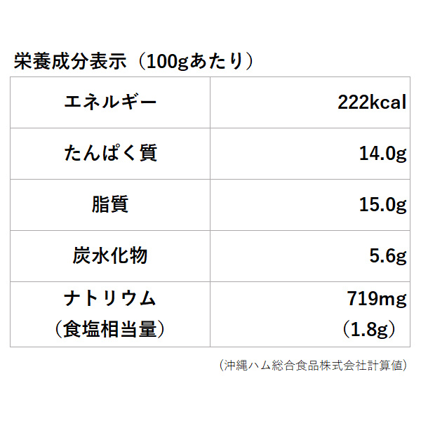 Oh!ポークランチョンミート 140g×2P　/オキハム 沖縄産豚肉（M便）｜cocochir｜09