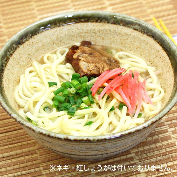 本場 ソーキそば 2人前×5袋 （スープ＆味付ソーキ肉付き）　/サン食品 沖縄そば10人前 L麺 ゆで麺 冷蔵｜cocochir｜02