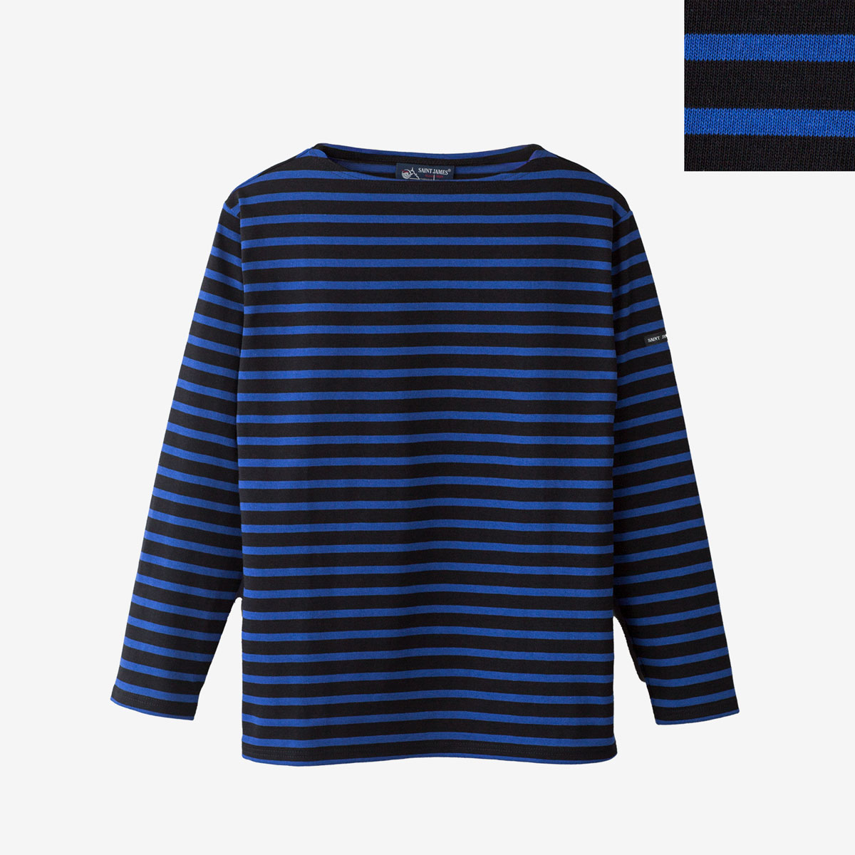 ☆Kii様ご専用☆セントジェームズ ウェッソン バスクシャツ ネイビー SAINT JAMES セントジェームス ウエッソン バスクシャツ 無地｜BORN