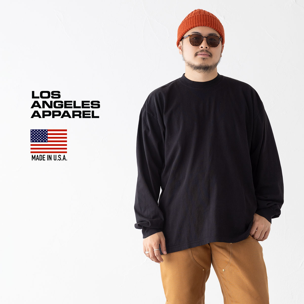 LOS ANGELES APPAREL（ロサンゼルスアパレル） 【2XLまで展開】 6.5OZ