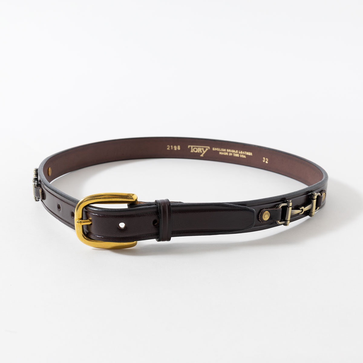 TORY LEATHER（トリーレザー） 1インチ ベルト ウィズ スナッフル