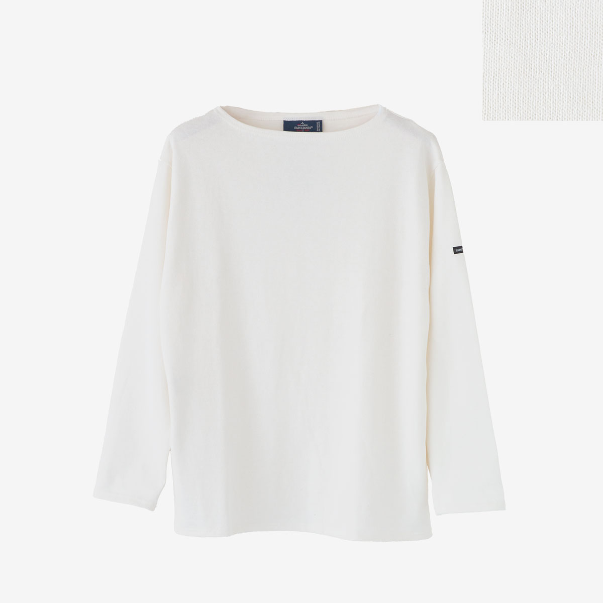 新品　SAINTJAMES OUESSANT T6 白 SAINT JAMES（セントジェームス） ウエッソン 無地 ソリッド 長袖 T