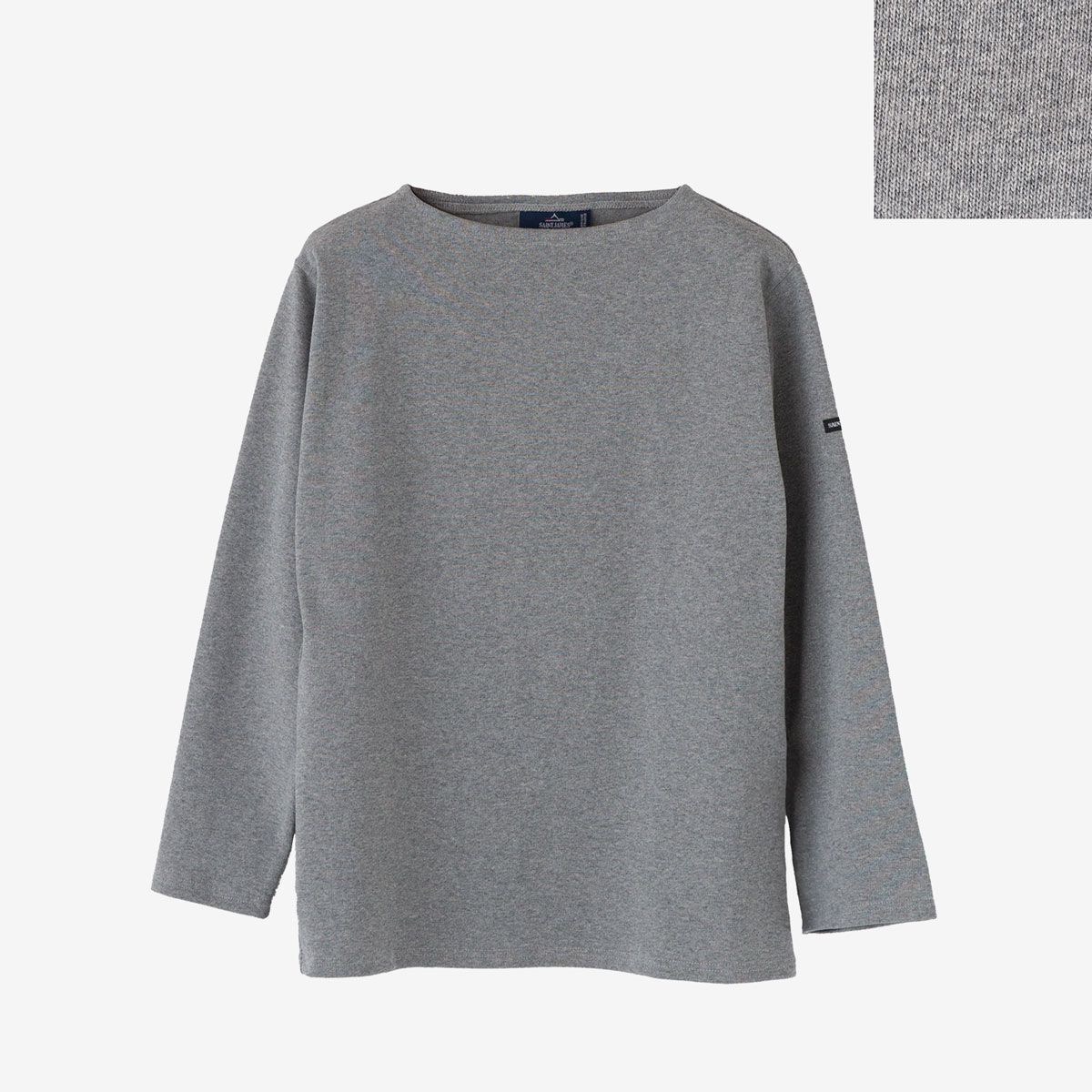 【新品未着用】SAINT JAMES ウエッソン ソリッド GRIS T4 SAINT JAMES（セントジェームス） ウエッソン 無地 ソリッド 長袖 T