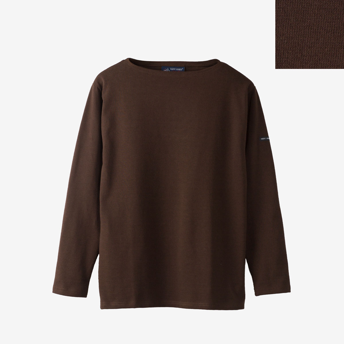 SAINT JAMES（セントジェームス） ウエッソン 無地 ソリッド 長袖 T