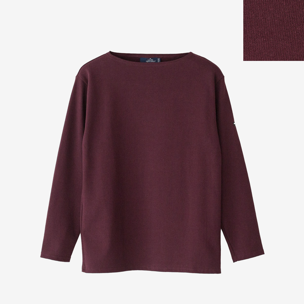 SAINT JAMES（セントジェームス） ウエッソン 無地 ソリッド 長袖 T