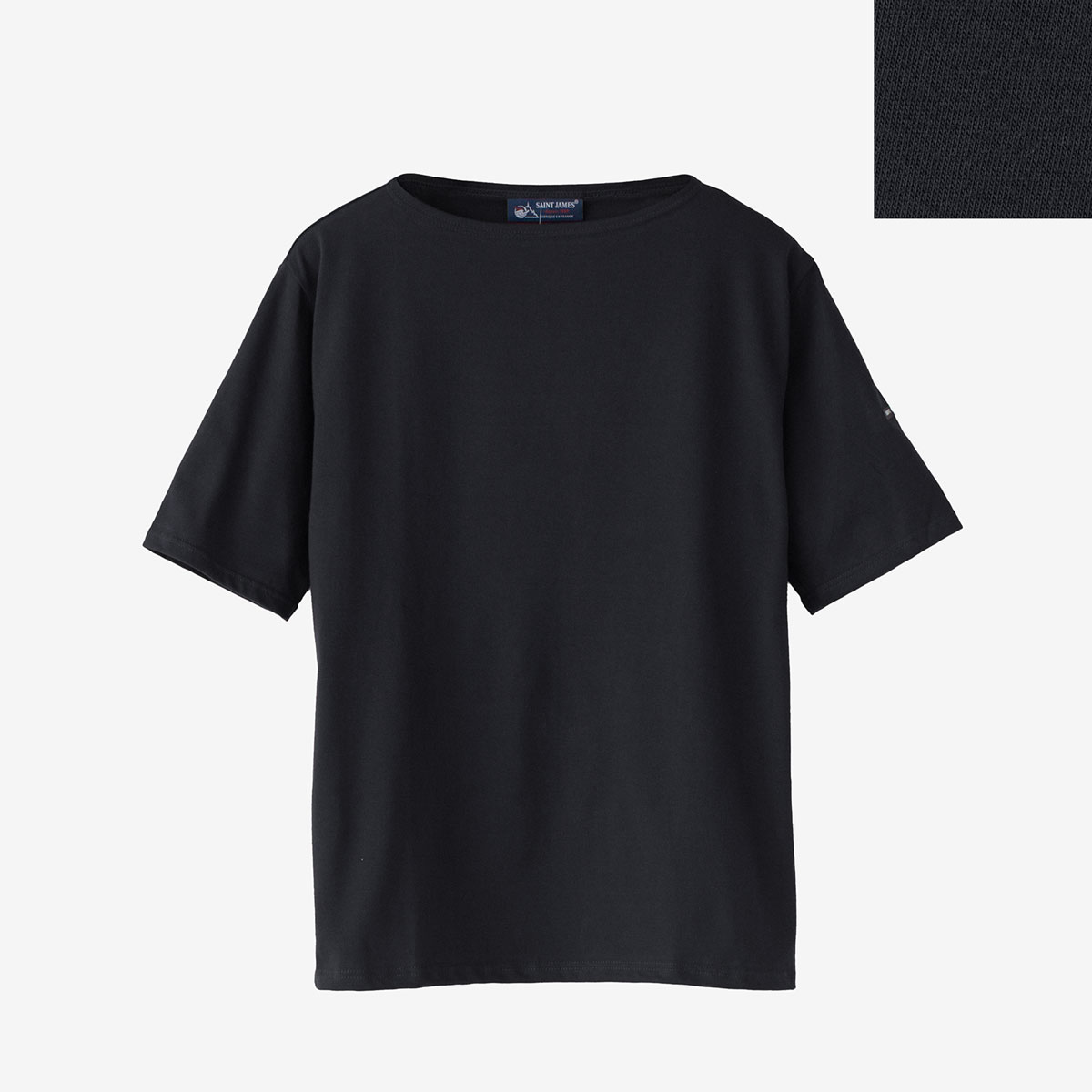 SAINT JAMES（セントジェームス） ピリアック 無地 ソリッド 半袖 T