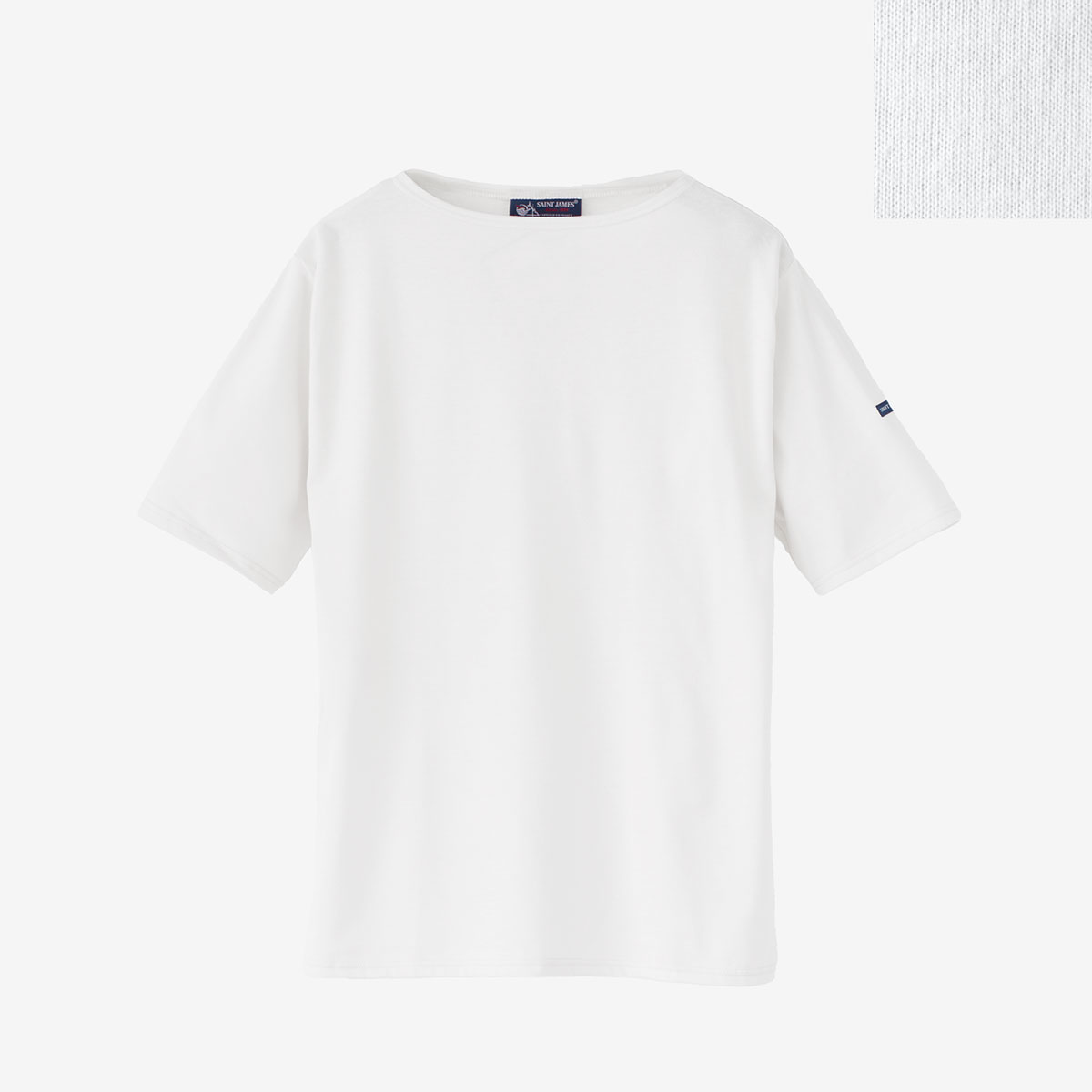 【新品】[T3] セントジェームス ピリアック 半袖 ホワイト piriac SAINT JAMES(セントジェームス) PIRIAC 定番薄手半袖T ピリアック