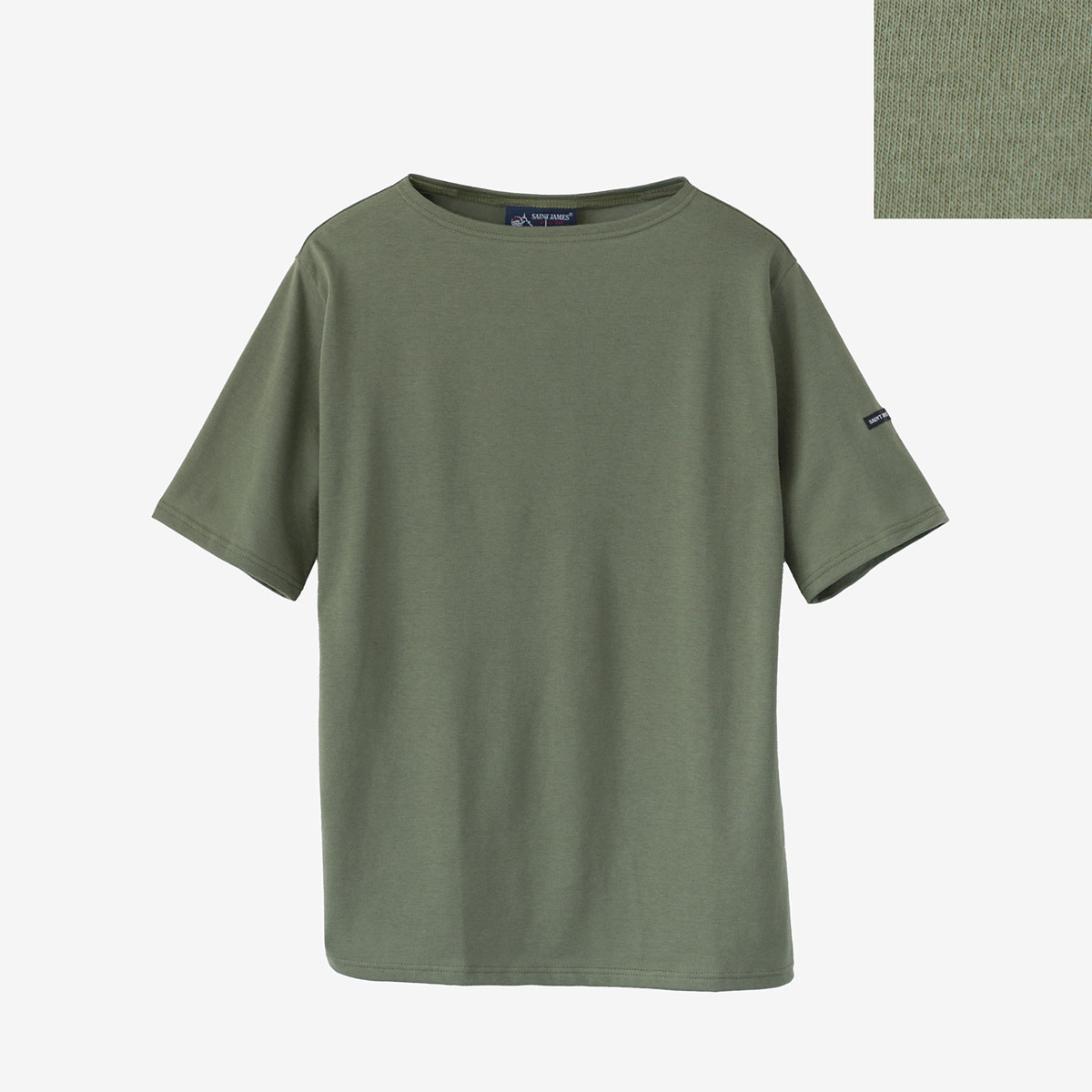 SAINT JAMES（セントジェームス） ピリアック 無地 ソリッド 半袖 T