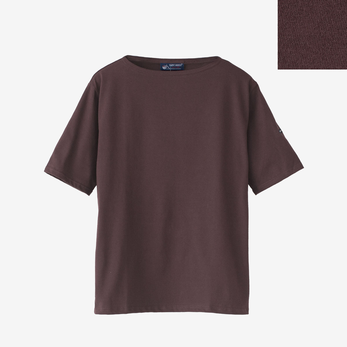 SAINT JAMES（セントジェームス） ピリアック 無地 ソリッド 半袖 T