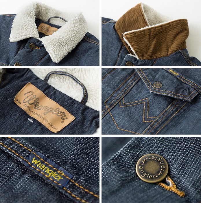 Wrangler シェルパ襟デニムジャケット 楽天市場】ラングラー デニムジャケット デニム シェルパ