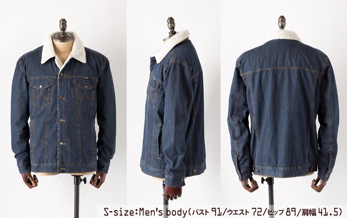 Wrangler シェルパ襟デニムジャケット Wrangler ラングラー WRANGLER シェルパ デニムジャケット