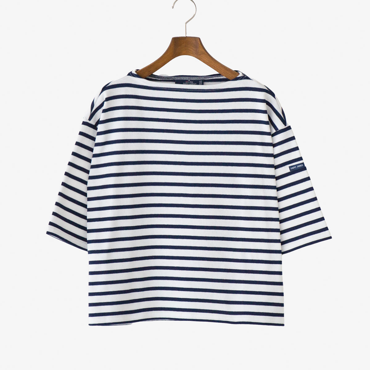 日本正規品 セントジェームス ウエッソン ルーズ 半袖 ドロップショルダー SAINT JAMES 20JC TEE LOOSE 8733 8725 レディース メンズ 無地 ボーダーの画像