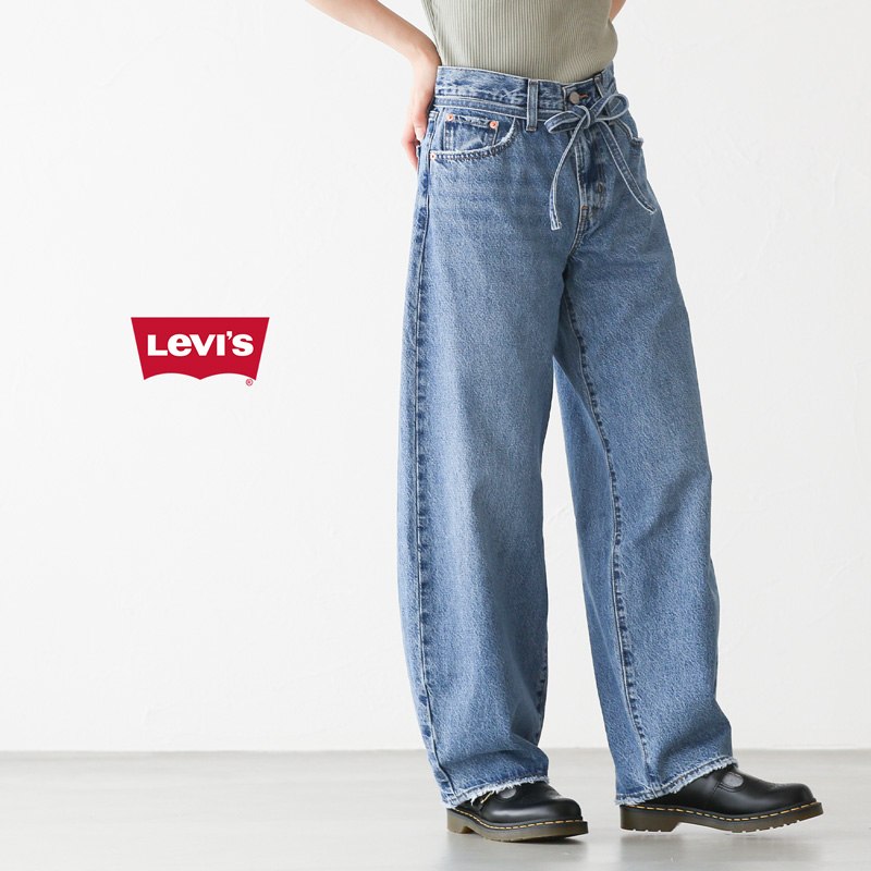 リーバイス ジーンズ XL BALLOON ミディアムインディゴ LEVI'S WORN IN A4676-0000 レディース デニム パンツ