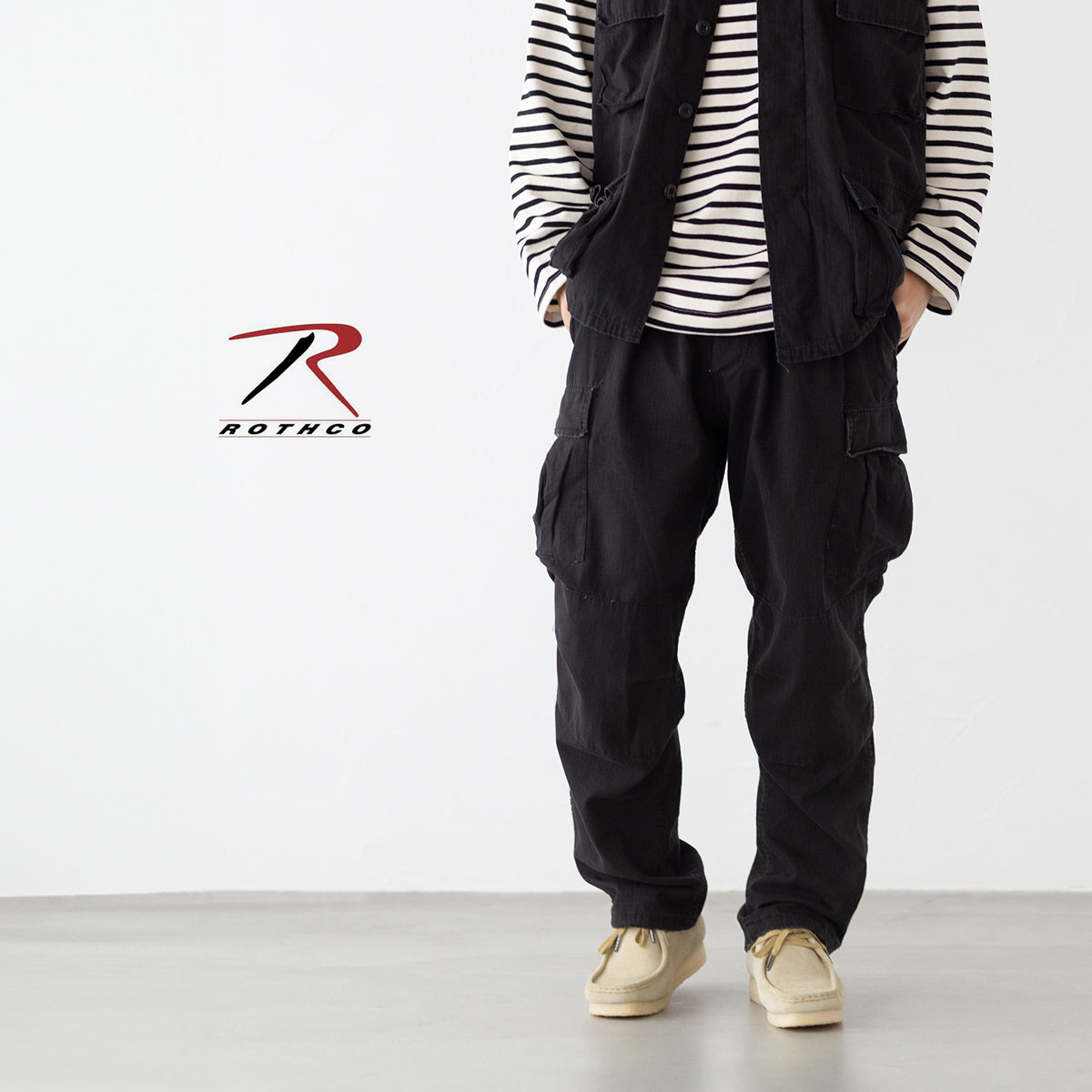 ROTHCO（ロスコ） ミリタリー BDU パンツ ハード ウォッシュ メンズ 