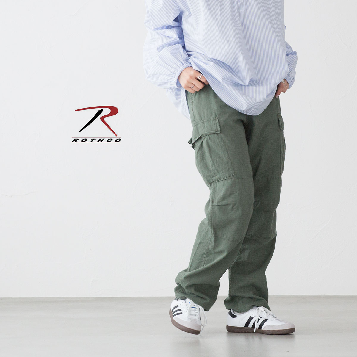 ROTHCO（ロスコ） ミリタリー BDU パンツ ハード ウォッシュ メンズ